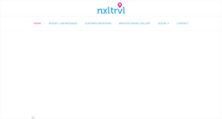 Desktop Screenshot of nxleveltravel.com